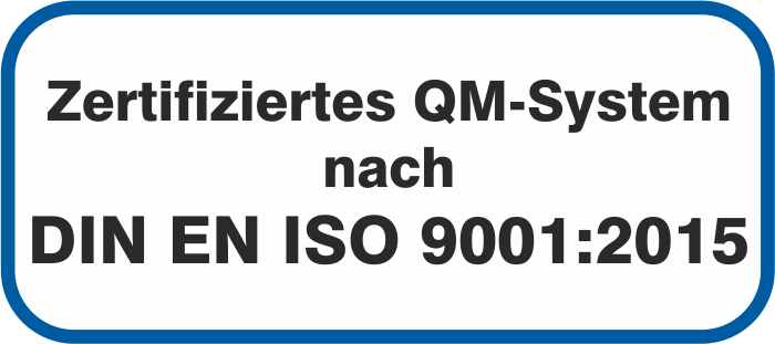 ISO Zertifikat